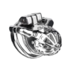 Men’s Stainless Steel PA Locking Chastity Cage — product image 11