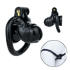 Realistic Black Inverted Chastity Cage — product image 1