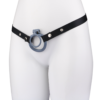 Lockable Resin Cock Ring Chastity Cage – Blue / Black / Pink / White — product image 26