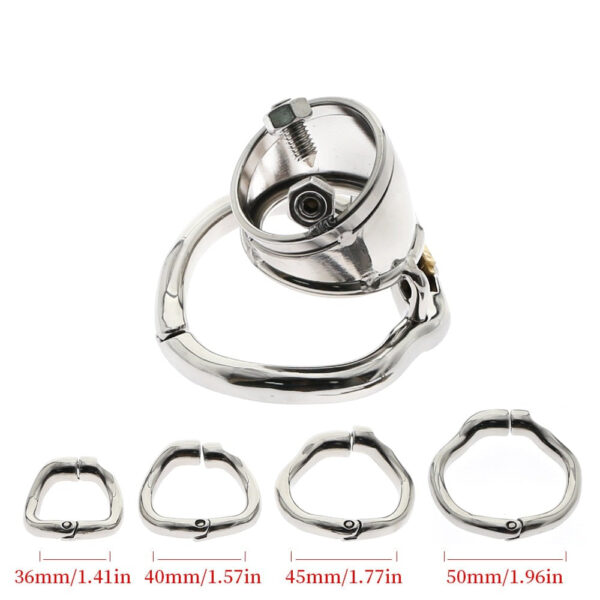 Adjustable Spiked Cock Cage in Stainless Steel — product image 5