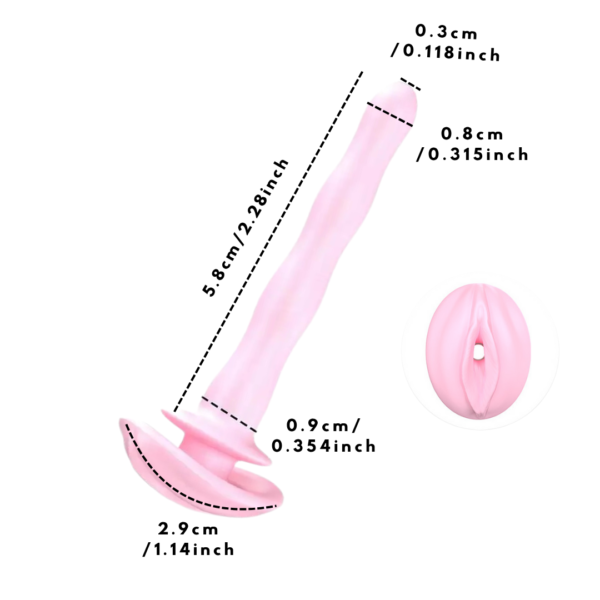 Flexible Soft Silicone Chastity Cage Set — image 4 Flexible Soft Silicone Chastity Cage Set — product image 4