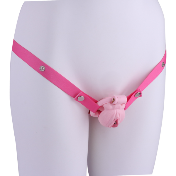 Realistic Clit Chastity Cage with Adjustable Inverted Plug — product image 32