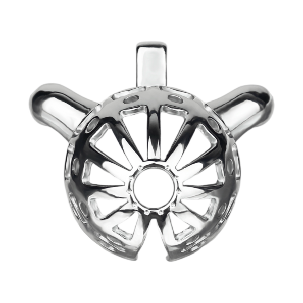 Men’s Stainless Steel PA Locking Chastity Cage — product image 12
