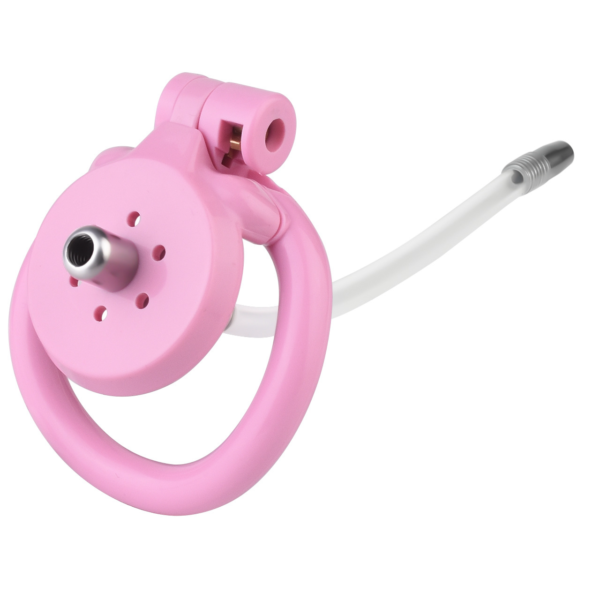 Mini Inverted Chastity Cage – Removable Steel Ball Plug with Flexible Catheter — product image 17