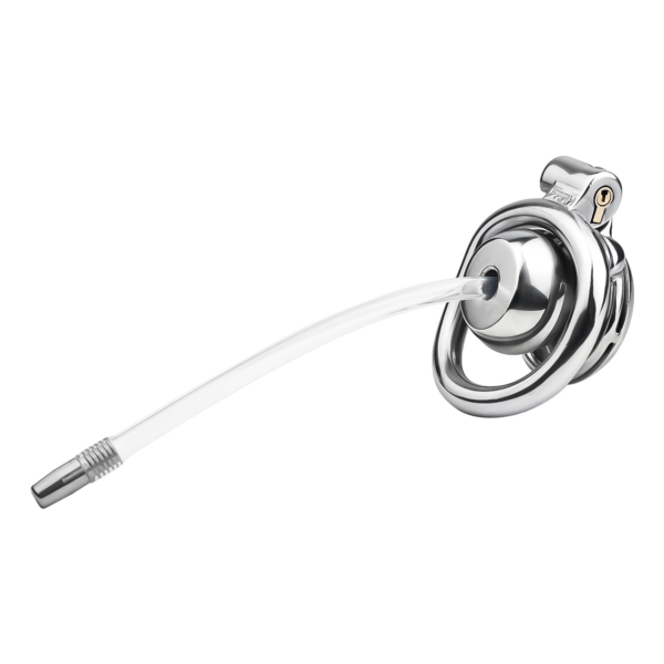 Sleek Micro Inverted Chastity Cage with Urethral Catheter — product image 10