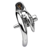 Versatile Flat Chastity Cage with Removable Spikes and Silicone / Metal Catheter — product image 16