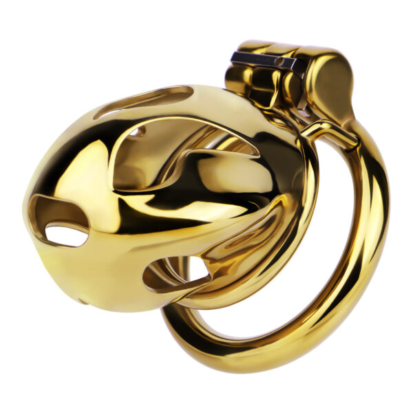 Gold Metal Classic Chastity Cage – S / M / L — product image 9