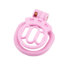 Plastic Flat Chastity Cage with 4 Rings – Multicolor — product image 7