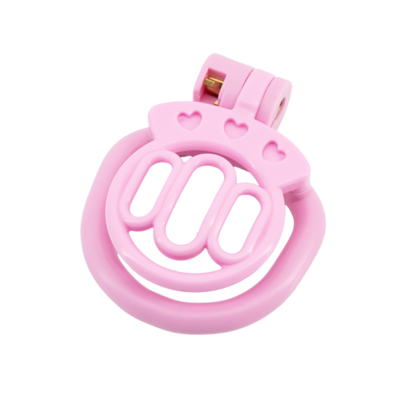 Plastic Flat Chastity Cage with 4 Rings – Multicolor — product image 7