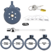 Mini Inverted Chastity Cage – Removable Steel Ball Plug with Flexible Catheter — product image 2