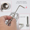 Metal Small Penis Chastity Cage with PU Strap — product image 7