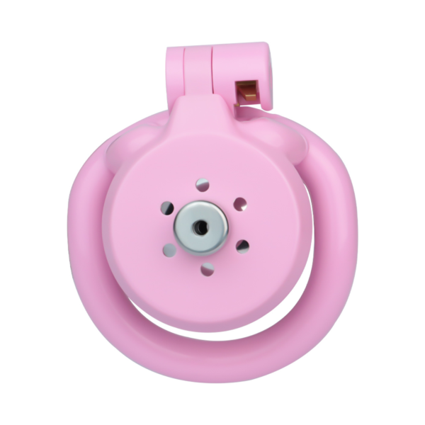 Lightweight Chastity Cage with Removable Inverted Plug and 4 Base Rings — product image 19
