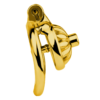 Gold Sunflower Tiny Chastity Cage — product image 21