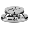 Flat Metal Chastity Cage with Strap and Catheter — product image 12