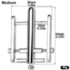 Double-Sided PA Lock Piercing Clamp – Painless Prince Albert Hole Puncher — product image 12