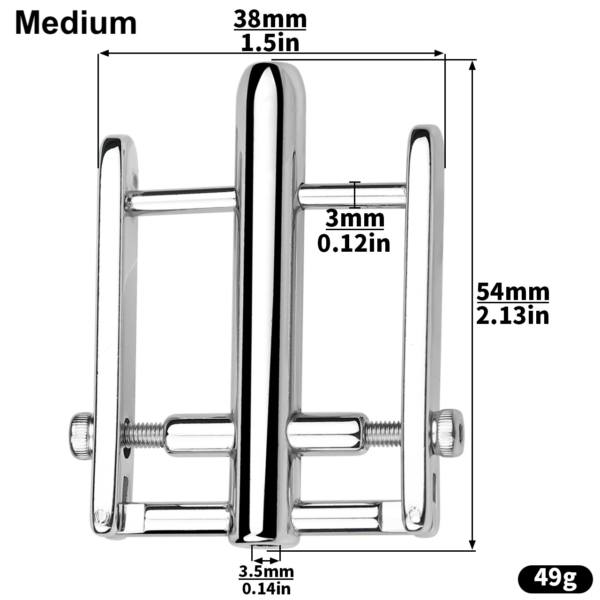 Double-Sided PA Lock Piercing Clamp – Painless Prince Albert Hole Puncher — product image 12