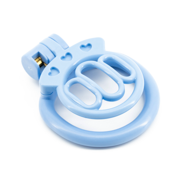 Plastic Flat Chastity Cage with 4 Rings – Multicolor — product image 10