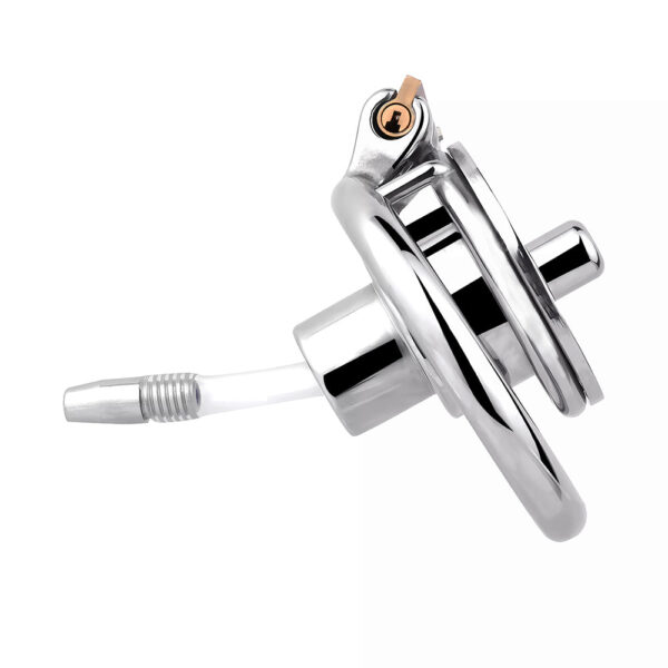 Inverted Chastity Cage with Dildo and Silicone Urethral Tube — product image 11