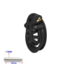 3D Printed Resin Micro Negative Chastity Cage with Urethral Tube — product image 9