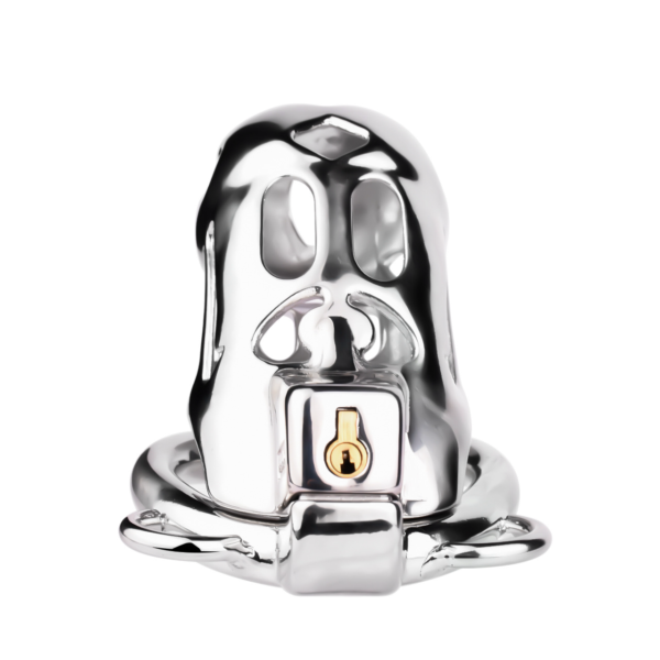 Breathable Metal Chastity Cage with Strap and Anal Plug — image 21 Breathable Metal Chastity Cage with Strap and Anal Plug — product image 21