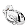 Breathable Metal Chastity Cage with Strap and Anal Plug — image 1 Breathable Metal Chastity Cage with Strap and Anal Plug — product image 1