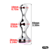 Tiny Shell Chastity Cage with Anal Plug and Catheter — product image 5