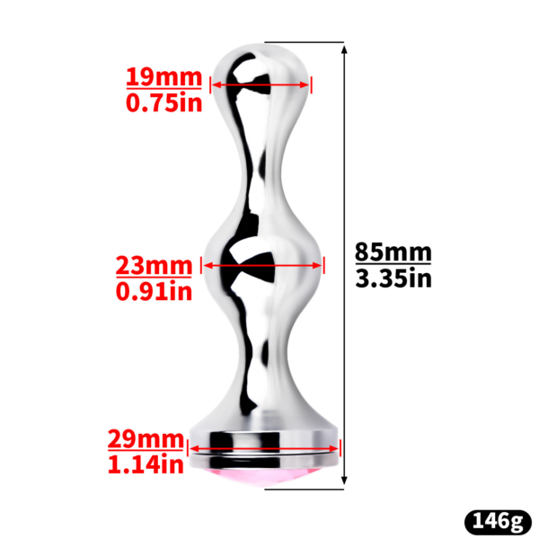 Tiny Shell Chastity Cage with Anal Plug and Catheter — product image 5