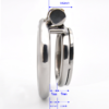 Flat Chastity Cage with Metal Urethral Catheter — product image 10