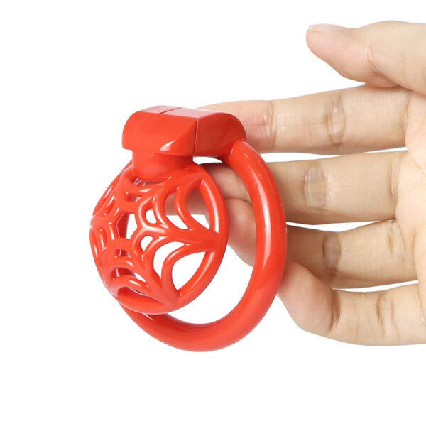 Small Lightweight Resin Spidernet Chastity Cage — image 18 Small Lightweight Resin Spidernet Chastity Cage — product image 18