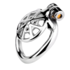 Versatile Flat Chastity Cage with Removable Spikes and Silicone / Metal Catheter — product image 24
