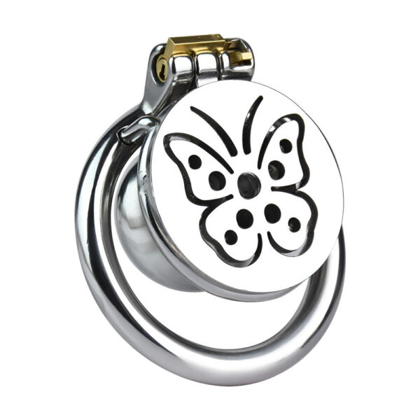 NEW Butterfly Inverted Chastity Cage with Removable Soft Catheter — product image 9