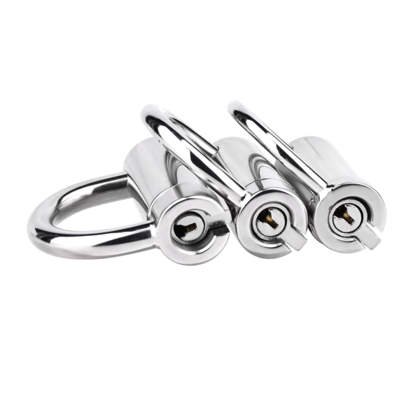 Stainless Steel Prince Albert Chastity Lock — product image 2
