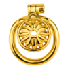 Gold Sunflower Tiny Chastity Cage — product image 7