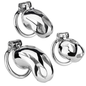 Silver Metal Classic Chastity Cage – S / M / L — product image 1