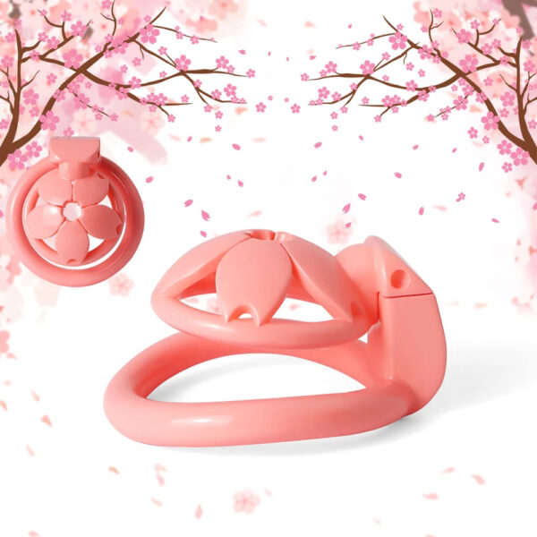 Small 3D Printed Sakura Chastity Cage — product image 2