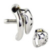 Inverted Chastity Cage Metal Urethral Catheter — product image 1