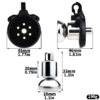 Detachable Flat Inverted Chastity Cage with Strap — product image 11