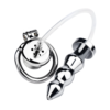 Urethral Inverted Chastity Cage with Detachable Beaded Anal Plug — product image 25