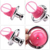 Inverted Negative Chastity Penis Cage with Removable Dildo — product image 2