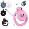 Mini Inverted Chastity Cage – Removable Steel Ball Plug with Flexible Catheter — product image 1