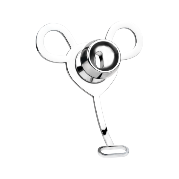 Minimalist Inverted Chastity Cage with Adjustable Nylon Belt — product image 6