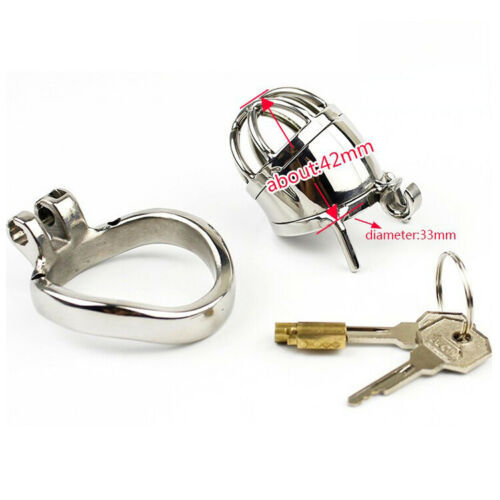 Stainless Steel Spiked Cock Cage with Anti-drop Loop Penis Ring — product image 3