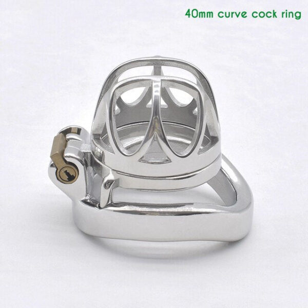 The Snake Eye Stainless Steel Chastity Cage — product image 12