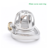 Small Hollowed Metal Chastity Cage with Urine Hole — product image 5