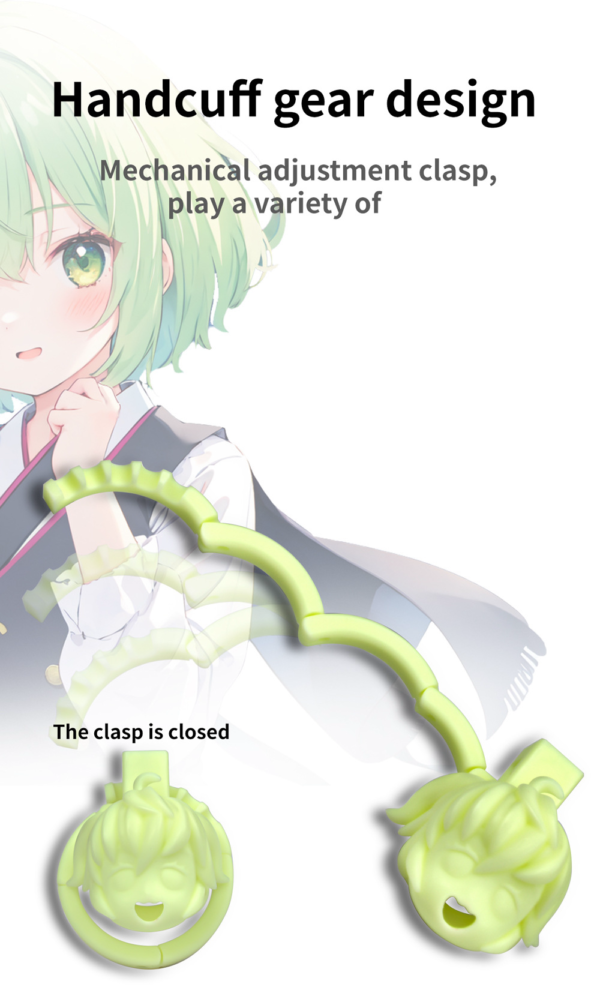All-in-One 3D Printed Anime Chastity Cage with Adjustable Ring — product image 7