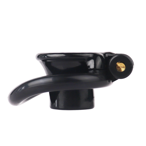 Flat Inverted Chastity Cage with 4 Base Rings and Adjustable Strap — product image 4