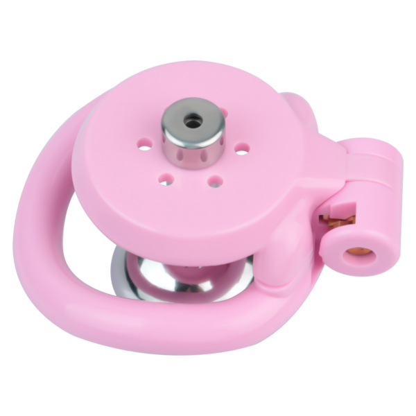 Lightweight Chastity Cage with Removable Inverted Plug and 4 Base Rings — product image 22