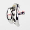 Inverted Chastity Cage Metal Urethral Catheter — product image 3