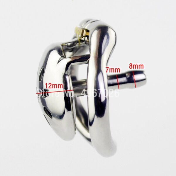 Inverted Chastity Cage Metal Urethral Catheter — product image 3