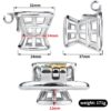 Metal Inverted Chastity Cage Stainless Steel Negative Chastity Device — product image 3
